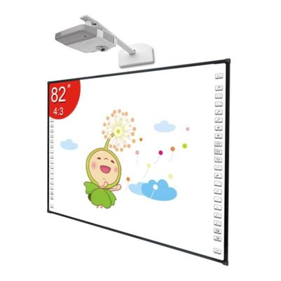 82'' Digital Whiteboard For Classroom , BSMI Smart Interactive Display
