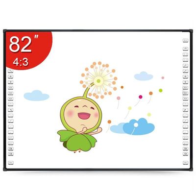 82'' Digital Whiteboard For Classroom , BSMI Smart Interactive Display