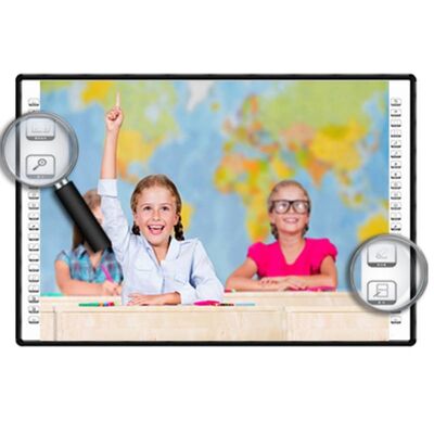 82 Inch Nano Ceramic Infrared Touch Interactive Digital Whiteboard with Multi-Touch and Aluminum Frame