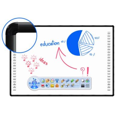 Interactive Smart Whiteboard with 10-Point Touch Infrared Technology and Multi-OS Compatibility for Education and Business