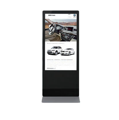 65 Inch Floor Standing Digital Signage Display with 178 Degrees View Angle and FCC Approval