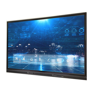 55 65 75 86 Inch Wifi OPS IR Interactive Whiteboard Tempered Glass
