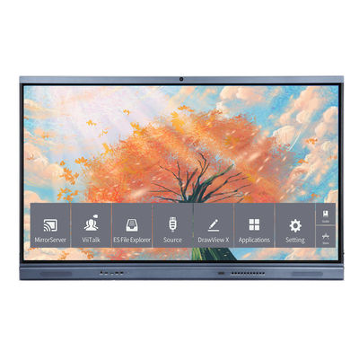 20Touch Point 75 Inch LCD Smart Board For Interactive Touch Solutions In School Office Conference Interactive flat Panel