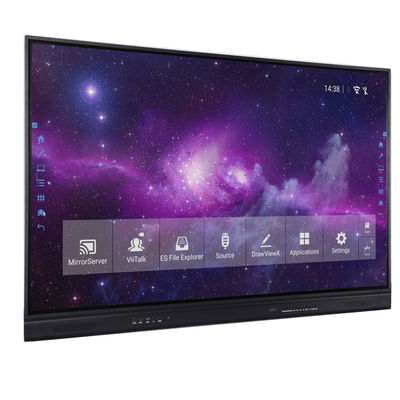 Anti Glare Glass Mirror Optical Interactive Whiteboard 65in Aluminum