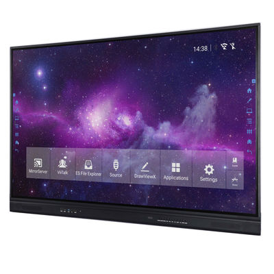 Anti Glare Glass Mirror Optical Interactive Whiteboard 65in Aluminum