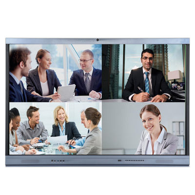 4K Camera Amd Mic LED Interactive Whiteboard For Video Conference