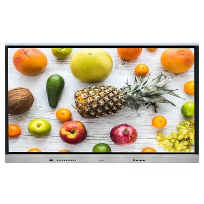 4K Interactive Whiteboard IFPD Smart Monitors Multi Touch Screen Display With Camera&mic All In One Computer For School