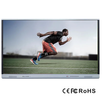 86" Touch Screen Smart Board 178 Degree View Angle Aluminium Frame Gesture Recognition Flat Panel