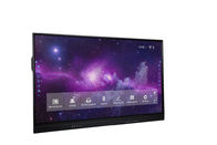 86" 0 Gap LCD Smart Board Multi Touch Mobile Stand Installation