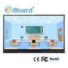 Smart Interactive Flat Panel Digital Board 98 Inch 20 Touch Points For Training 350cd/M2