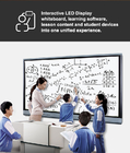 Interactive Panel 86 Inch Led Smart Board Aluminium Alloy Frame 4K 350cd/m² Infrared Touch