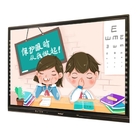 Android 11 Interactive Touch Screen Monitor Colored Side Bar 55 65 75 86 Inch Whiteboard Interactive For Office Kids