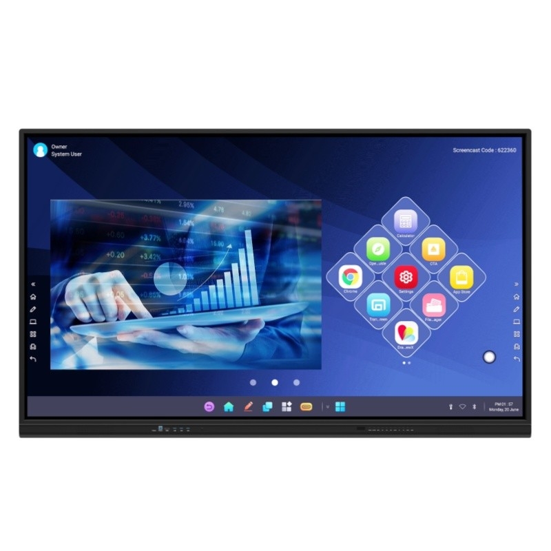 75 Inch Interactive Flat Panel Multi Touch Screens