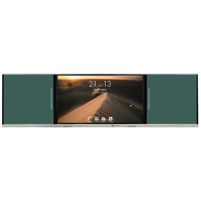 Intelligent Blackboard 75 86 98 Inch Infrared Touch Android Win Dual System Panel Display Whiteboard For University