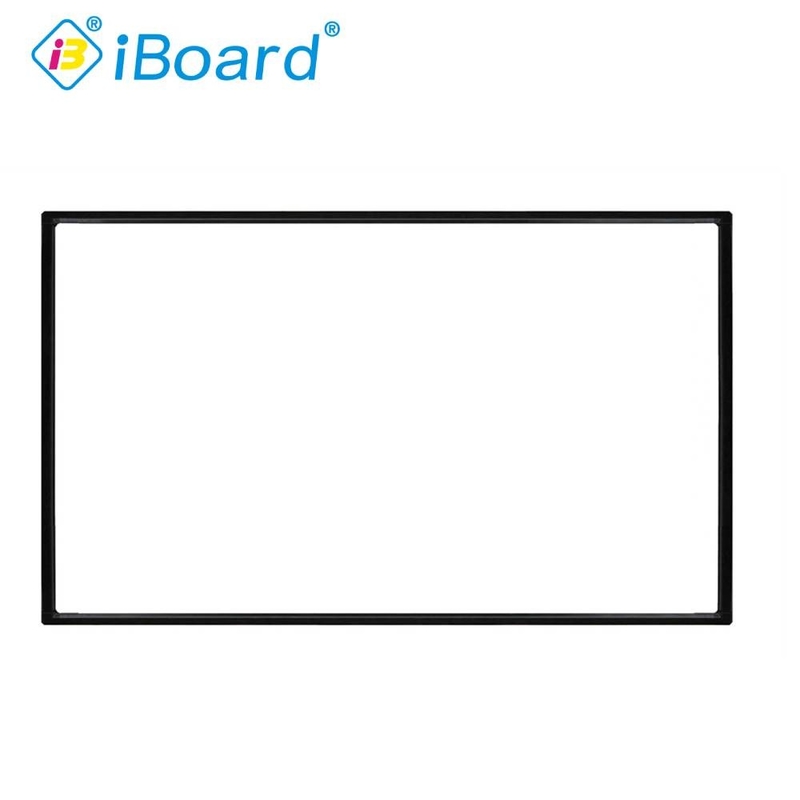 IR Interactive Whiteboard 82 To 120 Inch 10 Touch Points Smart White Board USB Port 4K Projector Display For Nursery