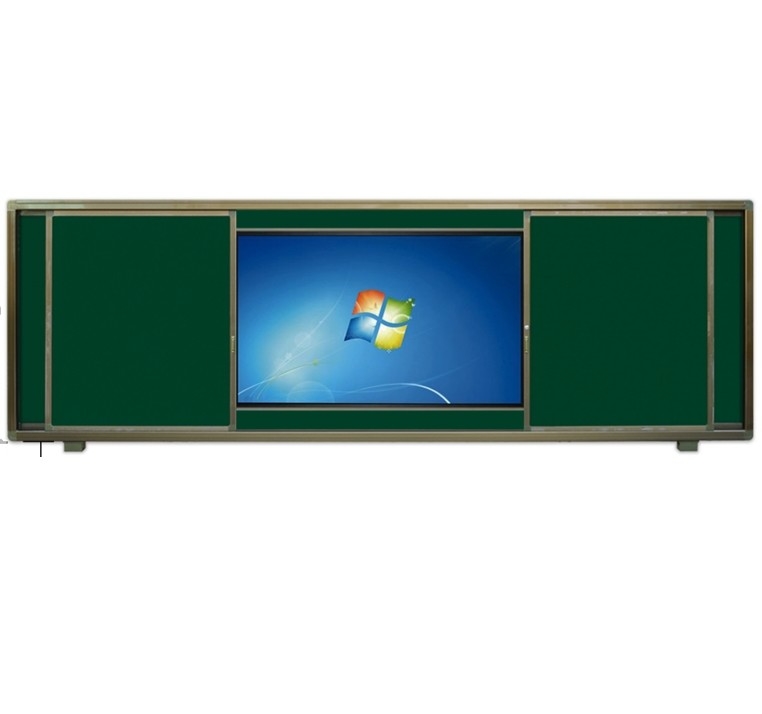 75/86 Inch Interactive Board With Sliding Boards For School Classroom