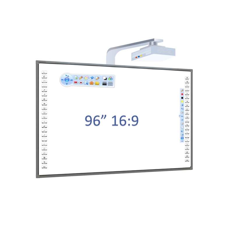 84/87/92/98 Inch 10 Points Infrared Finger Multi Touch Interactive Electronic Whiteboard Smart Board For Teaching Meet