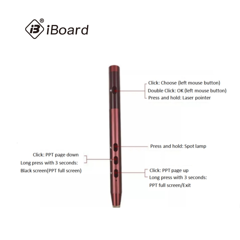 Micro USB Intelligent Pen 2.4GHz RF wireless For Interactive Touch Panel