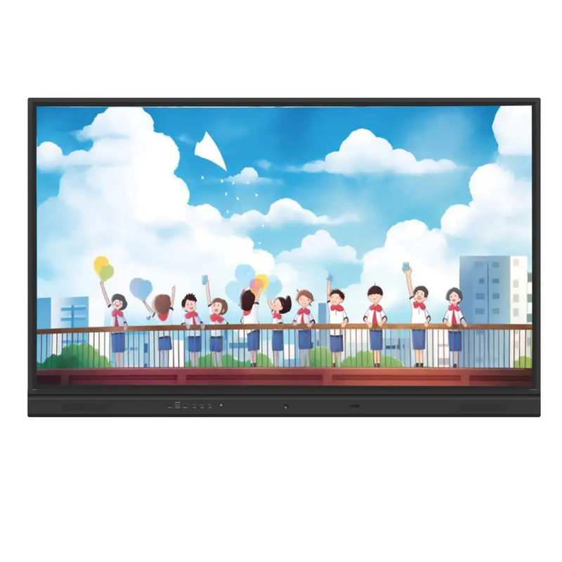 65 75 86 98 Inch Large Screen Infrared Interactive Whiteboard Pen Finger 40 Touch Points Backlight Display With Type-c