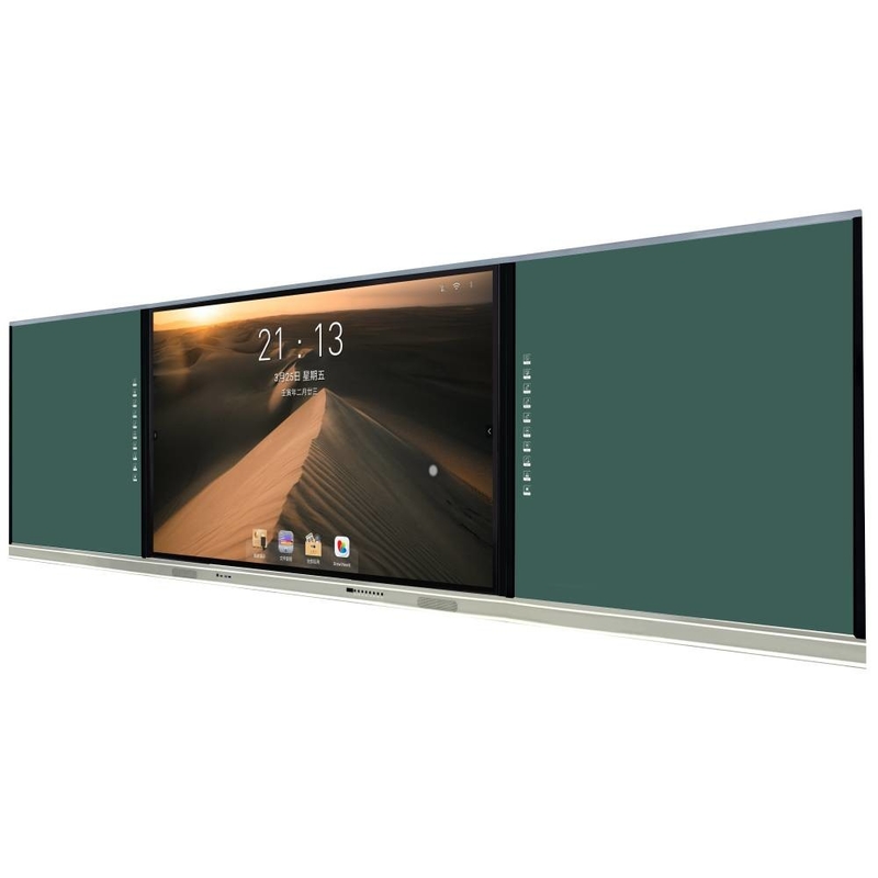 Intelligent Blackboard Recordable 75 86 98 Inch Whiteboard Greenboard OPS 40 Touch Points HDMI USB Port For University