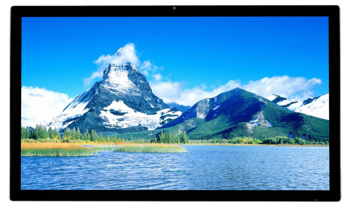 Capacitive LCD Smart Board Touch 65 Inch 4K 3840*2160 Anti-Glare Tempered Glass Monitor No System For TV School Mall