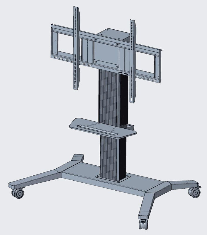 Interactive Smart Board Stand With Tilt And Heigh Adjustable For Size 