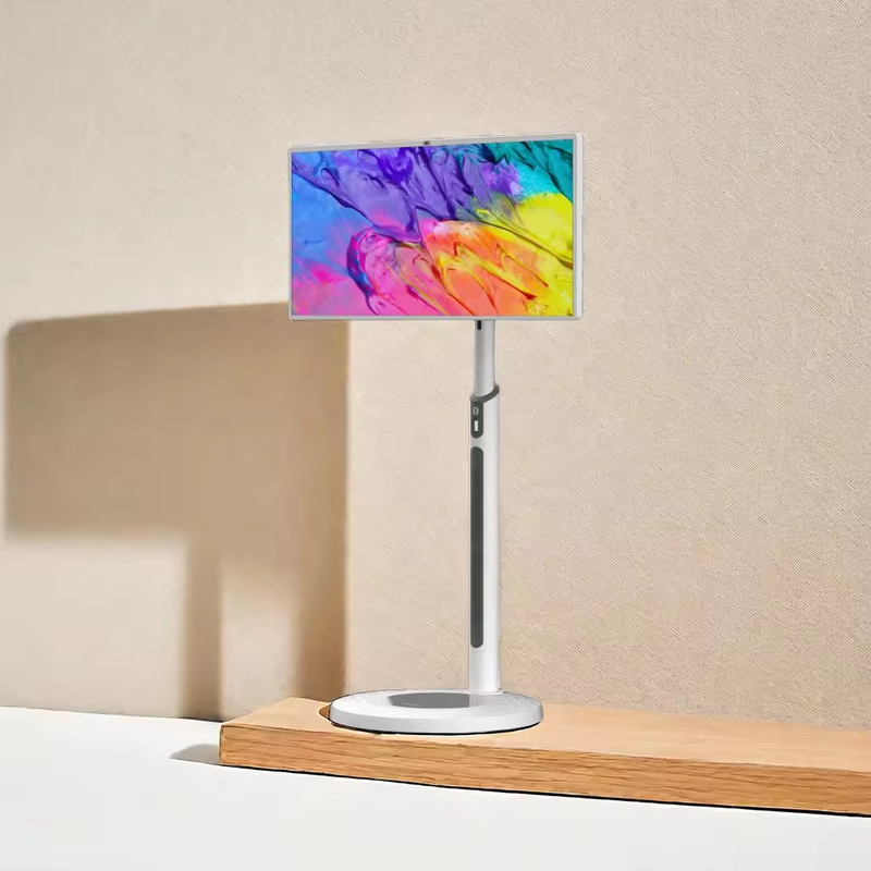 Portable 32 Inch Touch Screen Kiosk with Screen with 4096 Level Pressure Sense smart TV.