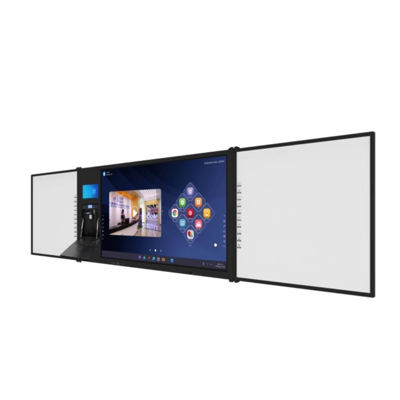 Intelligent Blackboard 86 98 Inch Smart PC Android Panel All In One Document Scanner Camera MIc Wifi Bluetooth Built In