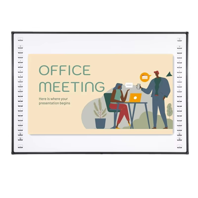 IR Interactive Whiteboard 82 96 Inch 20 Touch Points 16:9 4:3 Projection Board USB Connection For Nursery School Office