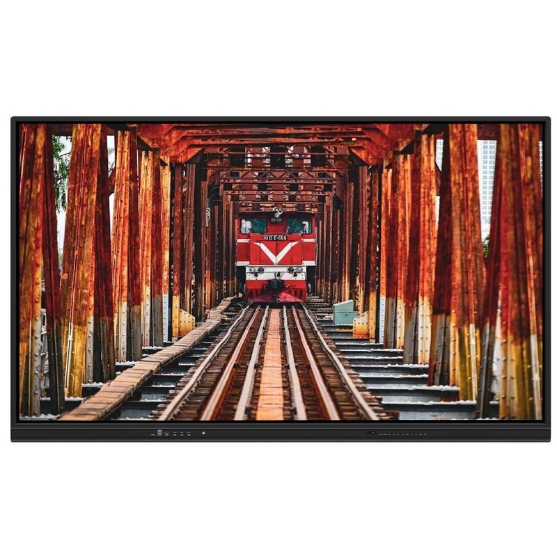IR Interactive Whiteboardge 98 105 110 inch Large screen smart tv for media classroom meeting video room android touch wifi VGA Audio PC connected