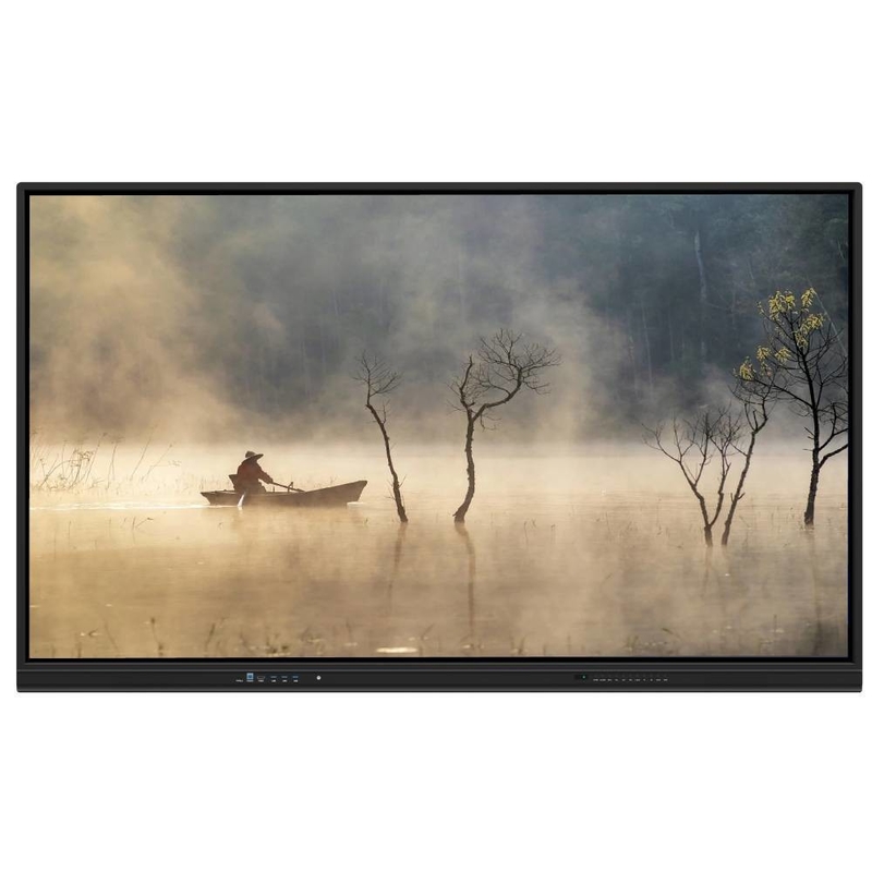 110 Inch Led Interactive Whiteboard Android OPS All In One Speaker Wifi BT 50 Points Laptop Teaching Tool Software For Office Unversity College School Kids Zoom Meeting