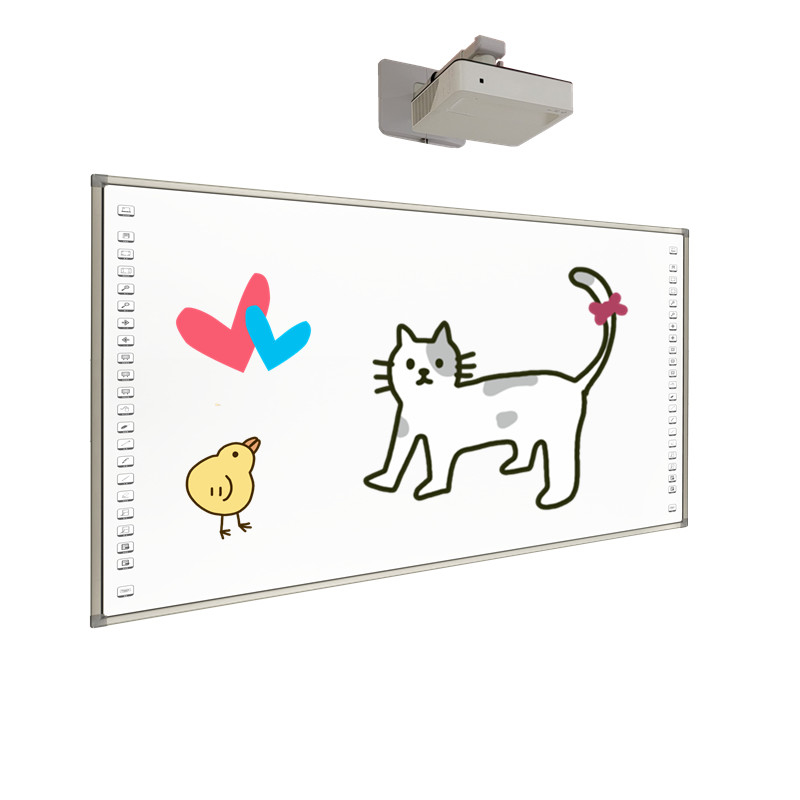 Direct Factory 105 Inch Infrared Interactive Whiteboard For Projector Projection Screen
