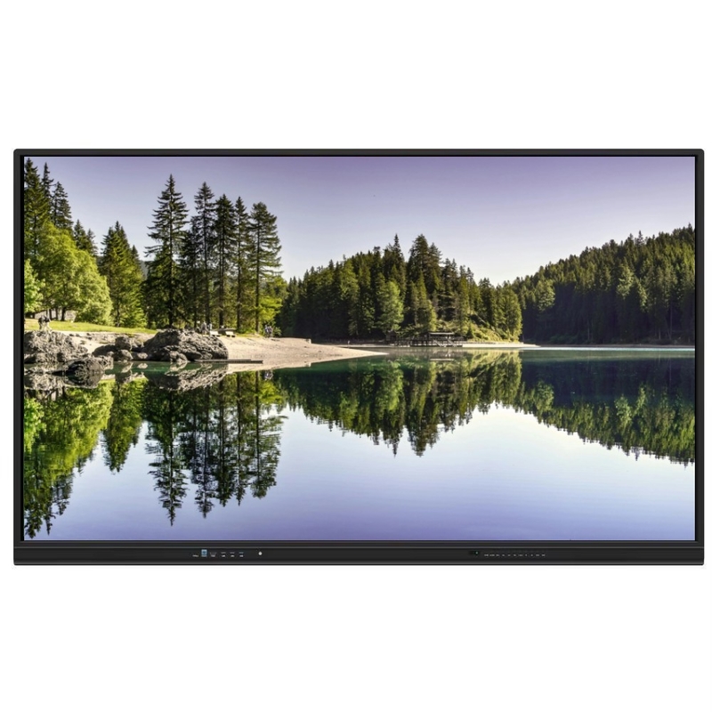 Newer Version Android System Interactive Flat Panel With High Contrast 1200:1 And Cursor Speed 100 Dot/S  20 Touch Point supported with screen share interactive whiteboard