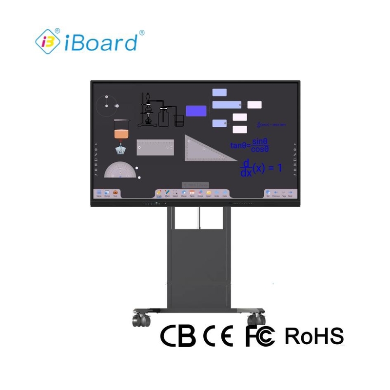 China Factory New Android 14 Monitor 55-110 Inch LCD Touch Screen Iboard Interactive Flat Panel Display Educational Equipment