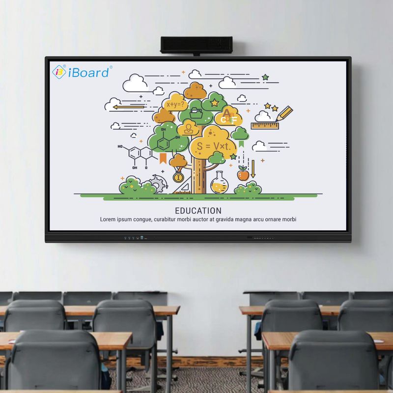 55 65 75 86 Inch 4K LCD Interactive Whiteboard