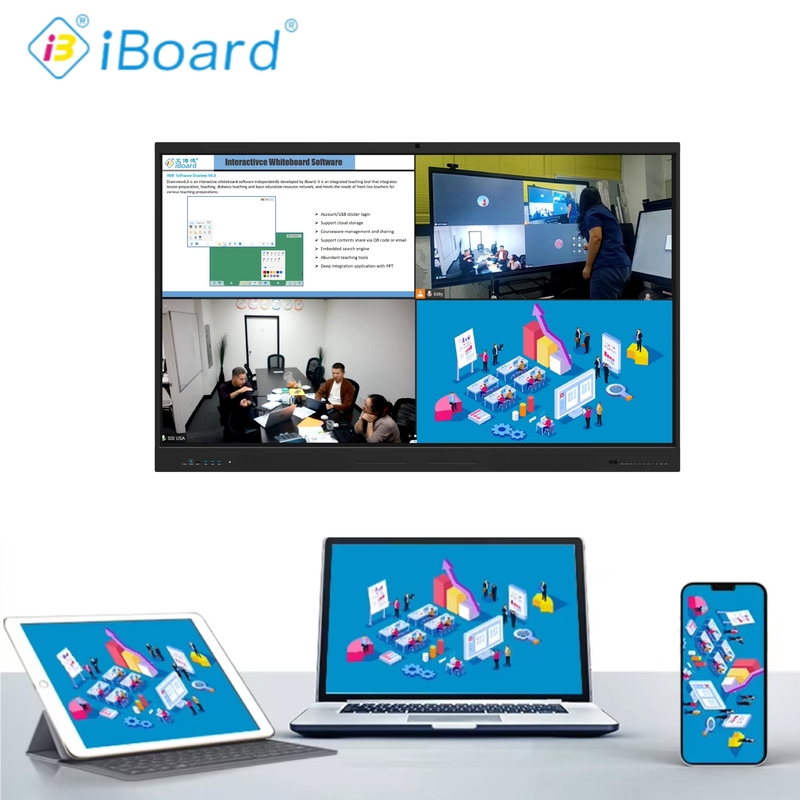 Big Size 98 Inch 4K LCD Interactive Smart Board Touch Panel Smart Screen for Classroom Electronic Board Digital Smart Board for Teaching