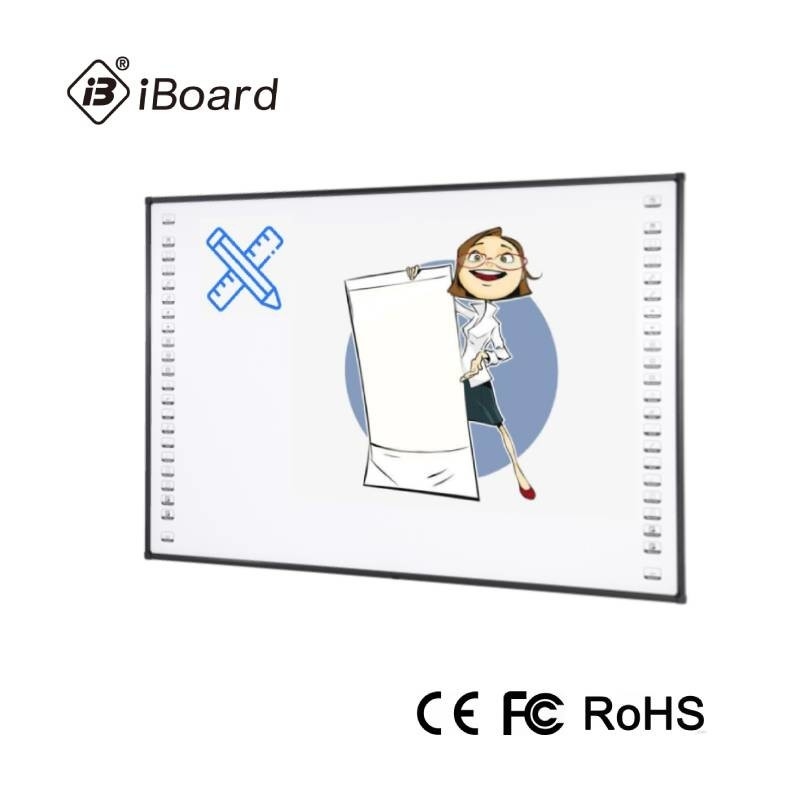 32768*32768 Resolution Iboard Interactive Whiteboard with Ceramic Surface and 0%-95% Humidity Storage Condition
