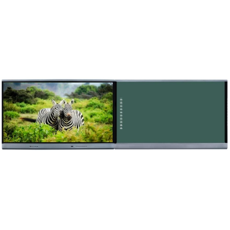 iboard 86 98 Inch 1+2 Type Smart Android PC Camera Mic Wifi 10-32 Points Recordable Whiteboard for Collaborative and Engaging Meetings/Classrooms/Training