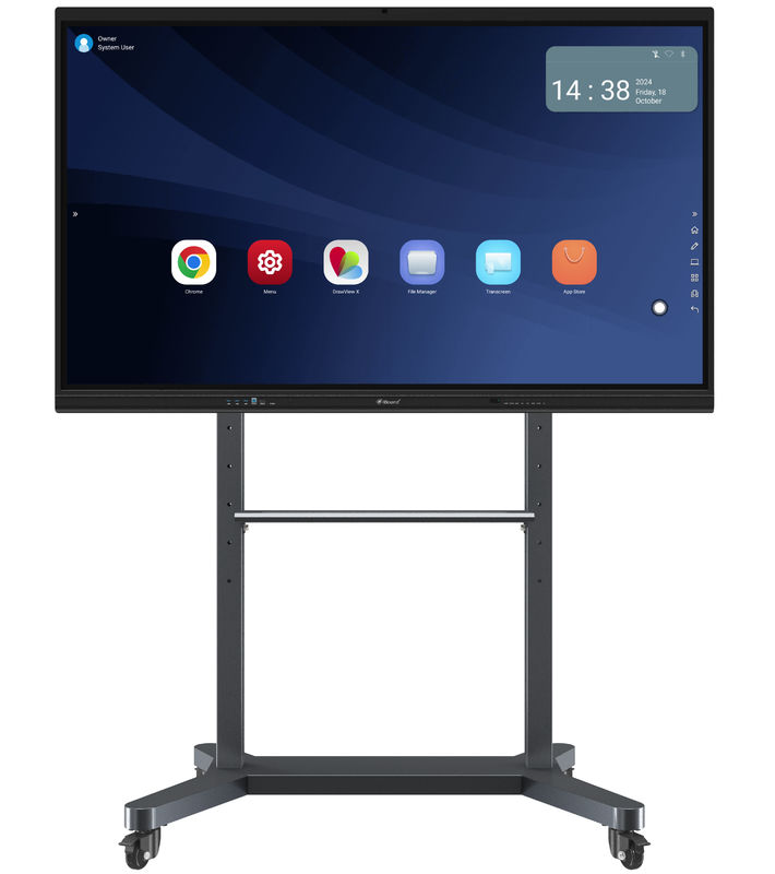 Black Color Portable Interactive Whiteboard with Manual Calibration USB Interface and OEM Color