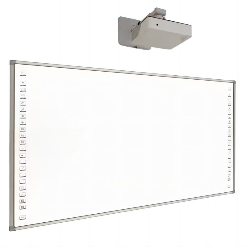 Infrared Touch Technology Interactive Touchscreen Whiteboard for Fingers or Non-transparent Objects Writing and Drawing 82 inch to 150 inch