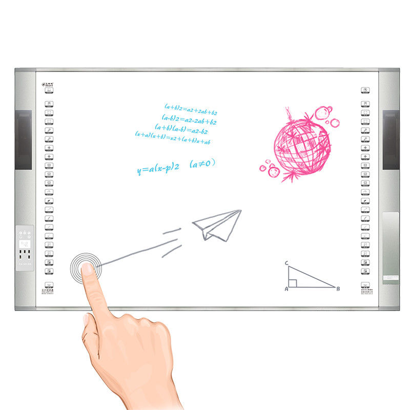 Movable Iboard Interactive Whiteboard With Mobile Stand Built-in or All-in-One Whiteboard Options and Easy Maintenance