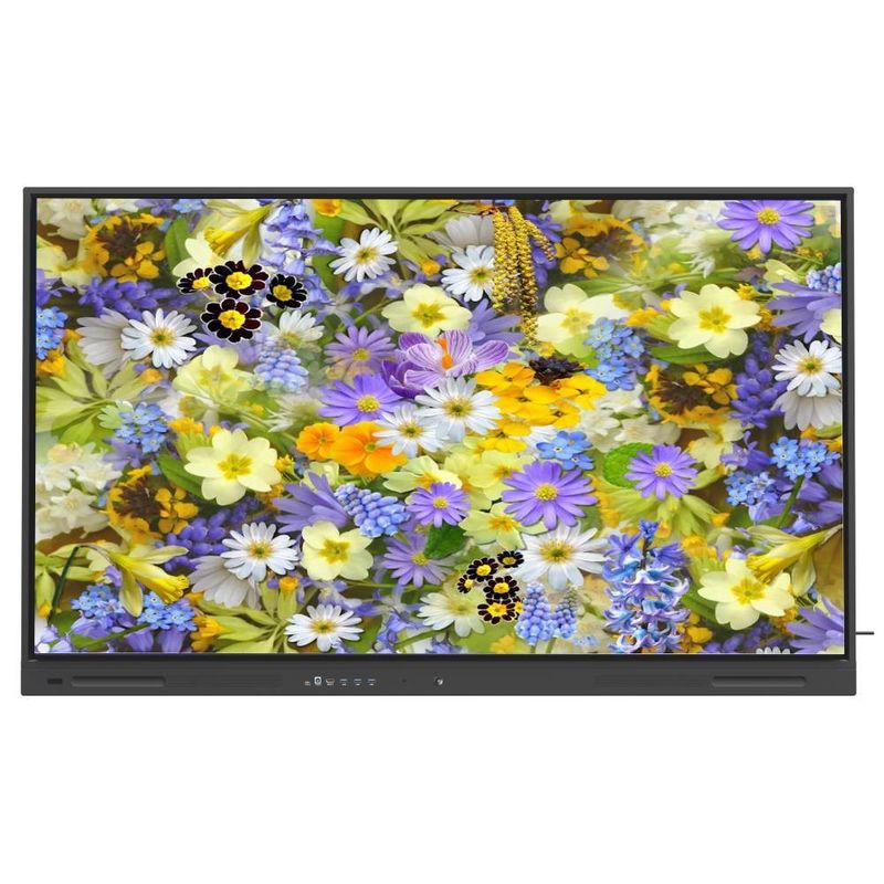 LCD Smart Board Elevate Your Chromebook MAC Linux Windows Experience With HDMI USB VGA Output Wifi For 65 75 86 Inch Panel