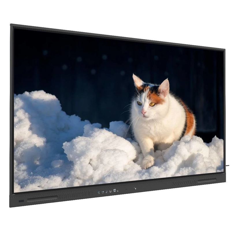IR Interactive Whiteboard 450 nits 86 Inch Android 14 Touch Wifi VGA DP USB Cloud Resources Smart TV Monitor For University Office Training Use