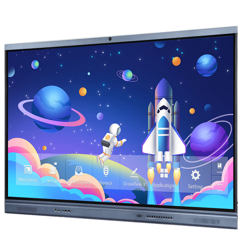 Nano Or Ceramic Board Surface Interactive Touch Panel Display for Standards in Black Frame