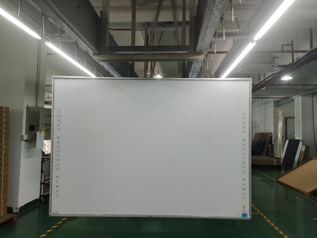 Factory Direct Ceramic Or Glossy Plastic Surface IR 20 Touch Point Interactive Whiteiboard Smart Touch Panel With 22pcs Hotkeys Each Side For Quick And Easy Navigation School Education White Board