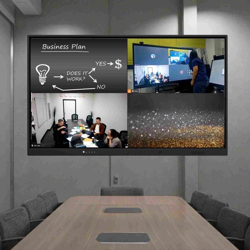65 Inch Interactive Panel Touch Smart Board with Android 14 8+128G for Education