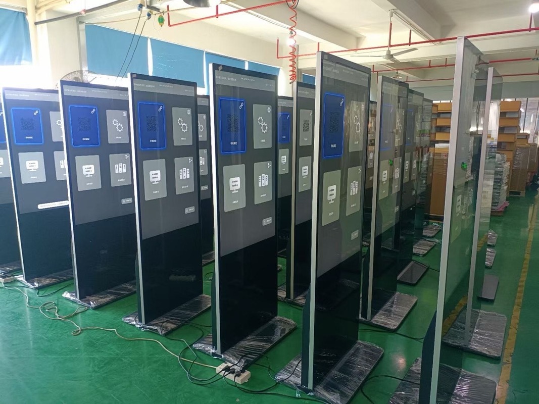 Touch Screen Kiosk Android Windows Optional Digital Standee Kiosk Totem For Bank Office Hospital Medicine Shop 32 43 55 65 Inch