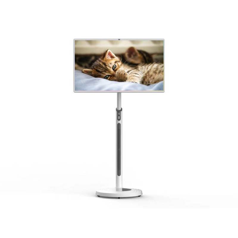 32 Inch Android 13 Touch Screen Kiosk with Mobile Stand and Interactive Digital Signage