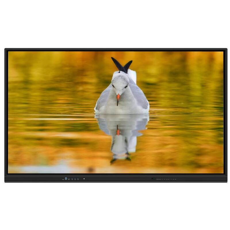 LED Interactive Whiteboard with Android 14 Ultra Fine Infrared Touch and Optional Camera Mic for Schools and Meetings