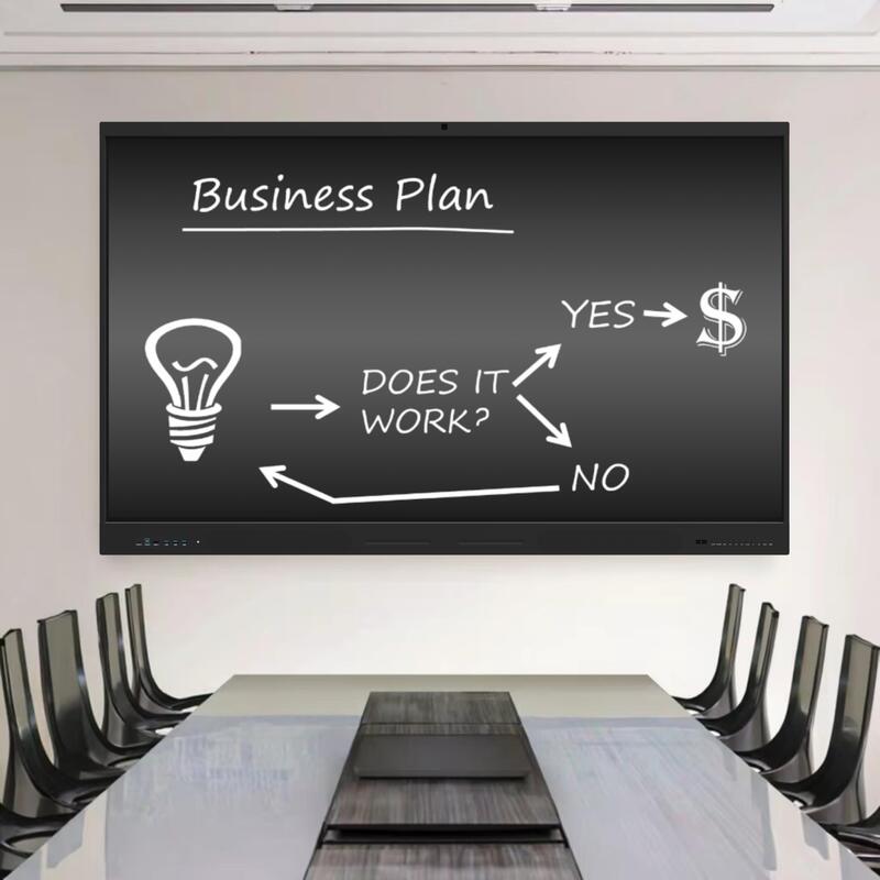 Android OS 14 smart board with higher compatible with various collaboration software and tools